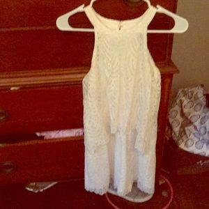 Lilly Pulitzer white eyelet lace romper